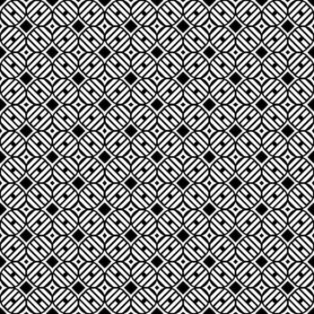 Black and white seamless abstract pattern. Background and backdrop. Grayscale ornamental design. vector