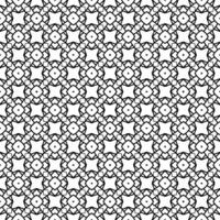 Black and white seamless abstract pattern. Background and backdrop. Grayscale ornamental design. vector