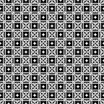 Black and white seamless abstract pattern. Background and backdrop. Grayscale ornamental design. vector