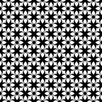 Black and white seamless abstract pattern. Background and backdrop. Grayscale ornamental design. vector