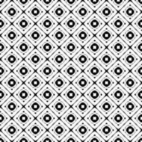 Black and white seamless abstract pattern. Background and backdrop. Grayscale ornamental design. vector