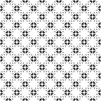 Black and white seamless abstract pattern. Background and backdrop. Grayscale ornamental design. vector