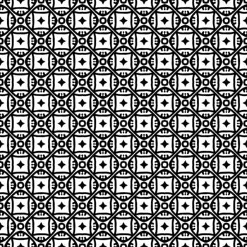 Black and white seamless abstract pattern. Background and backdrop. Grayscale ornamental design. vector