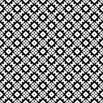 patrón abstracto sin costuras en blanco y negro. fondo y telón de fondo. diseño ornamental en escala de grises. vector