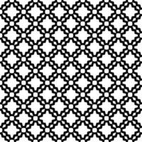Black and white seamless abstract pattern. Background and backdrop. Grayscale ornamental design. vector