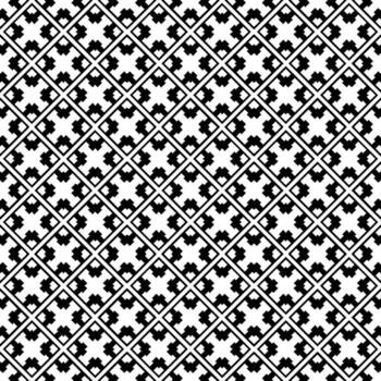 patrón abstracto sin costuras en blanco y negro. fondo y telón de fondo. diseño ornamental en escala de grises. vector