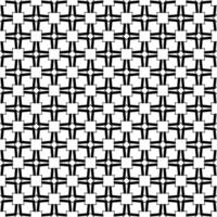 Black and white seamless abstract pattern. Background and backdrop. Grayscale ornamental design. vector