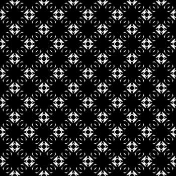 patrón abstracto sin costuras en blanco y negro. fondo y telón de fondo. diseño ornamental en escala de grises. vector