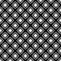 Black and white seamless abstract pattern. Background and backdrop. Grayscale ornamental design. vector