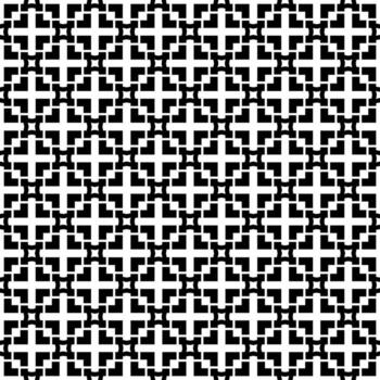patrón abstracto sin costuras en blanco y negro. fondo y telón de fondo. diseño ornamental en escala de grises. vector