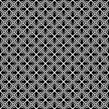 Black and white seamless abstract pattern. Background and backdrop. Grayscale ornamental design. vector