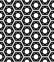 Black and white seamless abstract pattern. Background and backdrop. Grayscale ornamental design. vector
