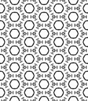 Black and white seamless abstract pattern. Background and backdrop. Grayscale ornamental design. vector