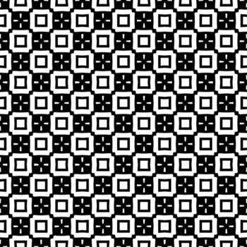 Black and white seamless abstract pattern. Background and backdrop. Grayscale ornamental design. vector