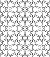 Black and white seamless abstract pattern. Background and backdrop. Grayscale ornamental design. vector