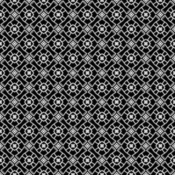 Black and white seamless abstract pattern. Background and backdrop. Grayscale ornamental design. vector