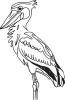 Illustration Artwork of a bird vector
