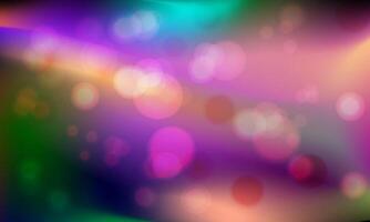colorful rainbow bokeh soft light shine abstract background. vector