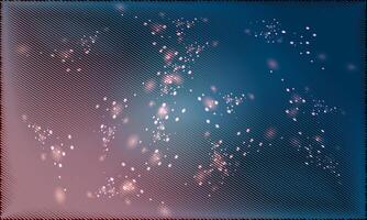 Dark dust light. Bokeh light lights effect background. vector