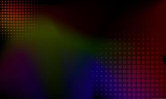 dark background colorful gradient halftone motion. vector