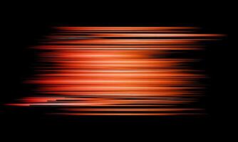 red stripe horizontal lines light on black background. vector