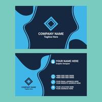 Creative Business Card Design Template vector