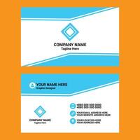 Simple Creative Business Card Design Template vector