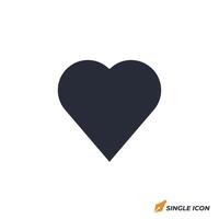 Favorites icon illustration. Favorites symbol isolated on white background. vector