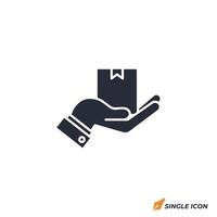 package icon illustration. package symbol isolated on white background. vector