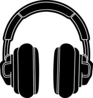 headphones logo icon on white background vector
