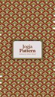Javanese Ethnic Pattern for background vector
