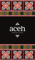 Indonesian Ethnic pattern design layout idea for social media post vector