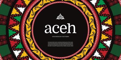 Acehnese pattern idea for background event layout vector