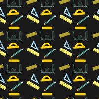 Back To Memphis Seamless Pattern Design vector