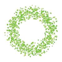 Heart round frame with space for text hearts border and frame vector