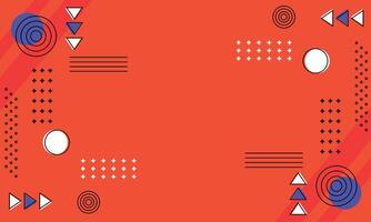 Abstract modern geometric background design vector