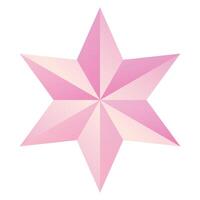 Flat design star element illustration on a white background vector