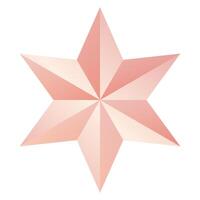 Flat design star element illustration on white background vector