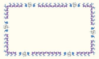 Frame template for christmas season celebration, christmas wreath concept vector