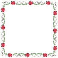 Frame template for christmas season celebration christmas wreath concept vector