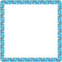 Frame template for christmas season celebration christmas wreath concept vector