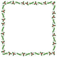 Frame template for christmas season celebration christmas wreath concept vector