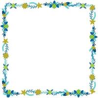 Frame template for christmas season celebration christmas wreath concept vector