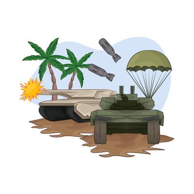 Illustration of tank
