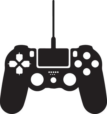 game controller or gamepad flat icon for gaming apps and websites