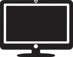 Computer Screen line icon set. desktop pc monitor line icon. computer display sign. tv screen icon. led television screen line icon vector