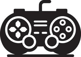game controller or gamepad flat icon for gaming apps and websites vector