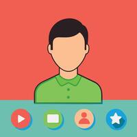 Simple Web UI elements kit graphic vector