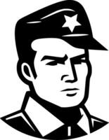 Army, Minimalist and Simple Silhouette - illustration vector