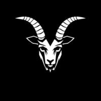 Goat, Minimalist and Simple Silhouette - illustration vector